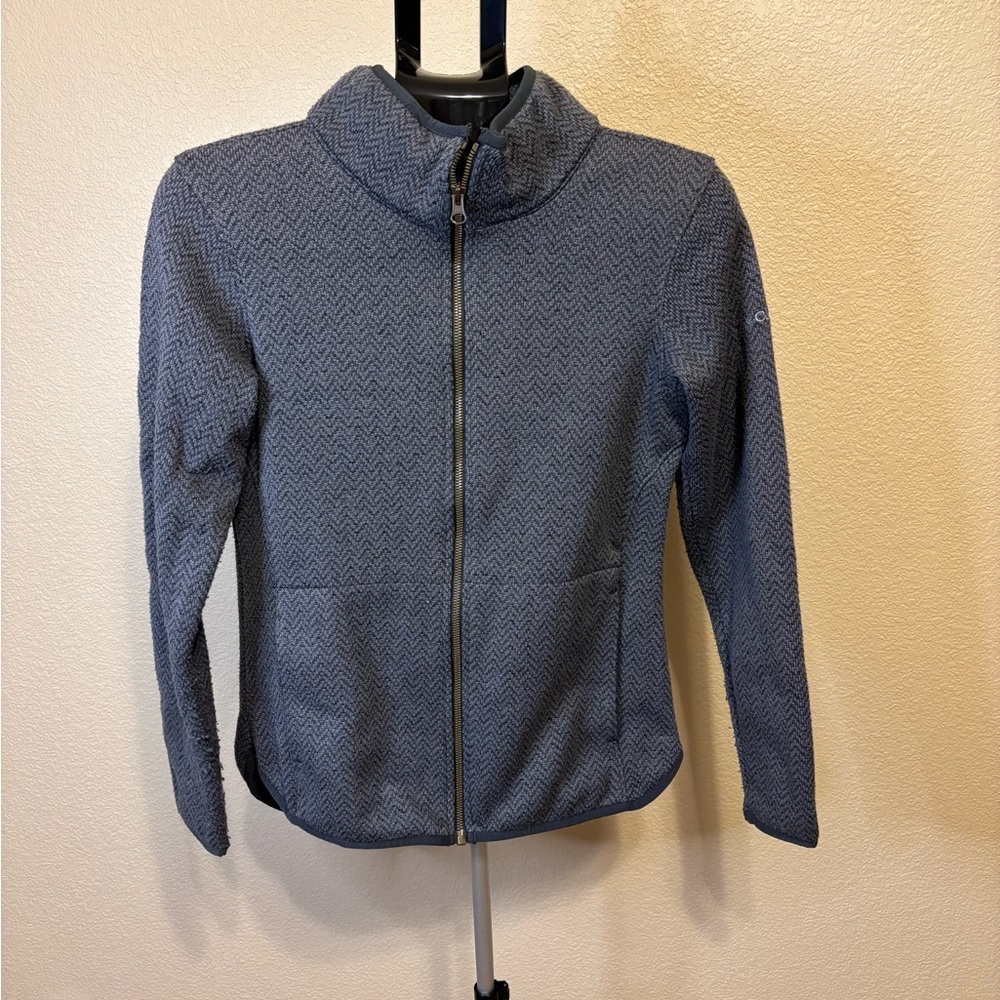 Columbia Women’s Small Full Zip‎ Fleece Jacket Blue Gray